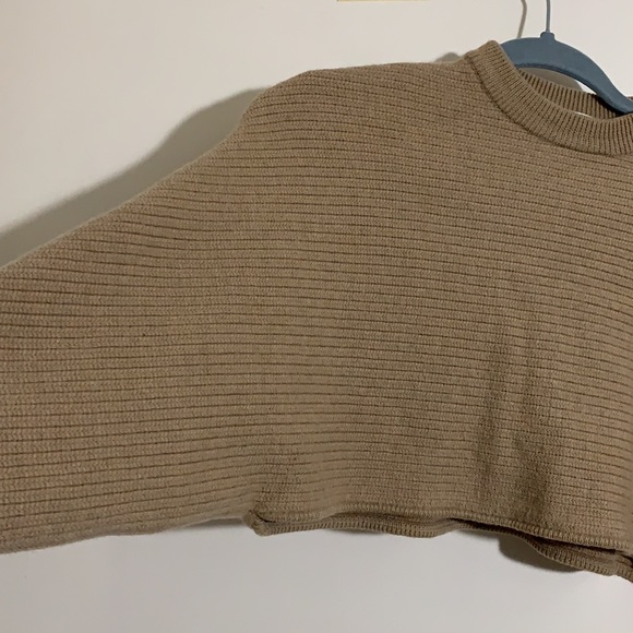 Aritzia Wilfred Lolan wool Sweater Tan Size XS - Picture 6 of 10